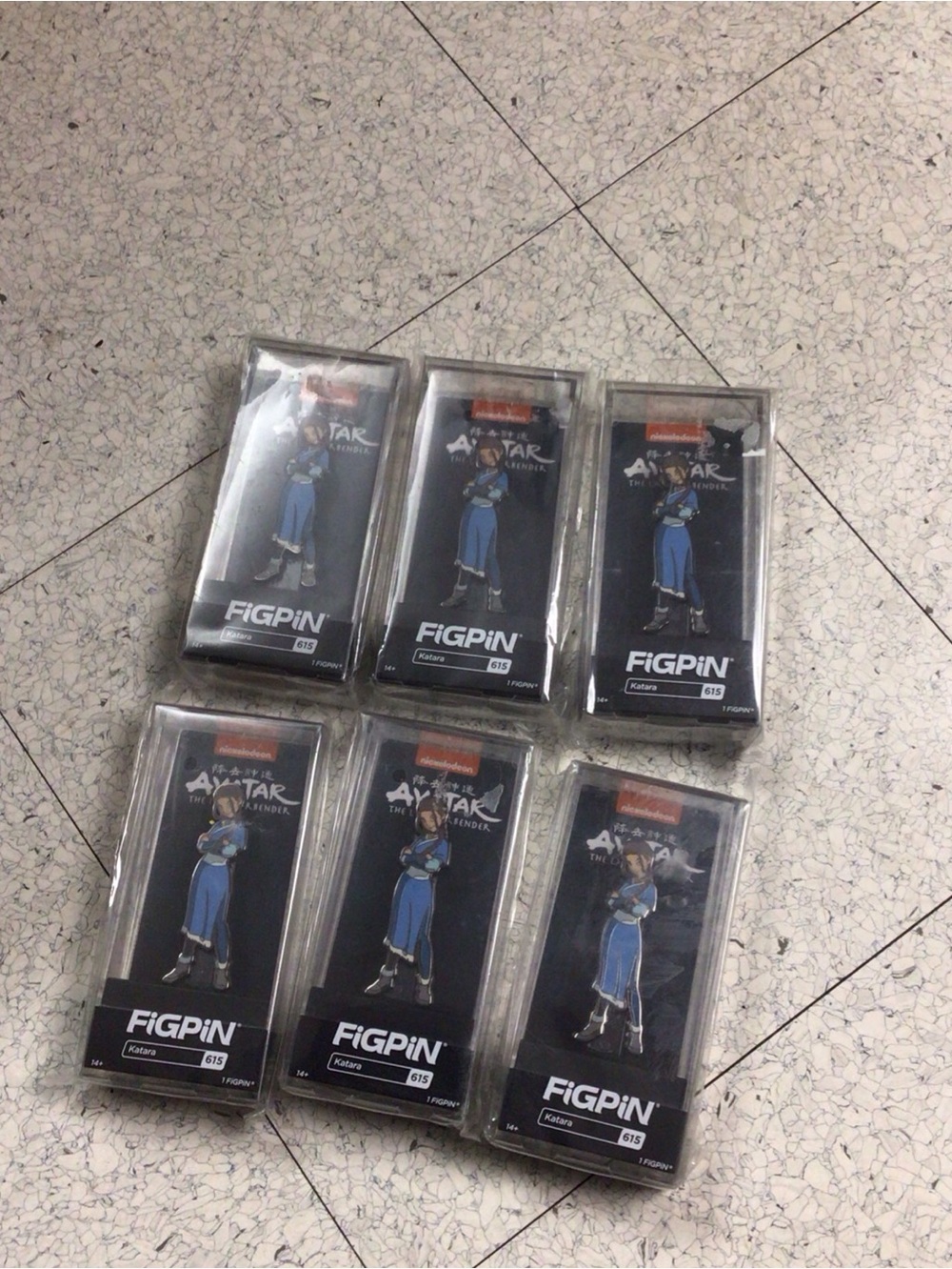 FIGPIN AVATAR-THE LAST AIRBENDER. Katara 615. Lots of 6. Gifts or Resale.